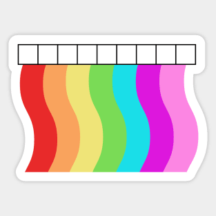 Rainbow Barf Sticker